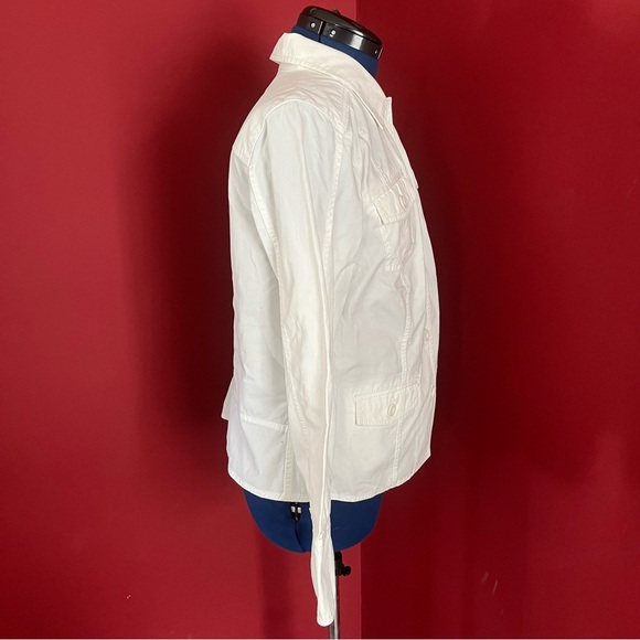 Sigrid Olsen White Cotton Blazer - Picture 7 of 11